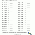 Multiplication Practice Worksheets To 5X5 regarding Printable Multiplication Facts Worksheets