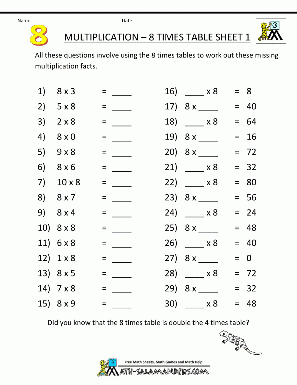 time tables homework