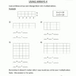 Multiplication Printable Worksheets Understanding In Worksheets Multiplication Using Arrays