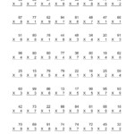 Multiplication Problems 4Th Grade To Print. Multiplication with Multiplication Worksheets X3