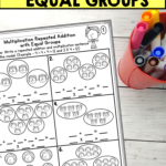 Multiplication Repeated Addition Equal Groups Worksheets in Multiplication Worksheets Equal Groups