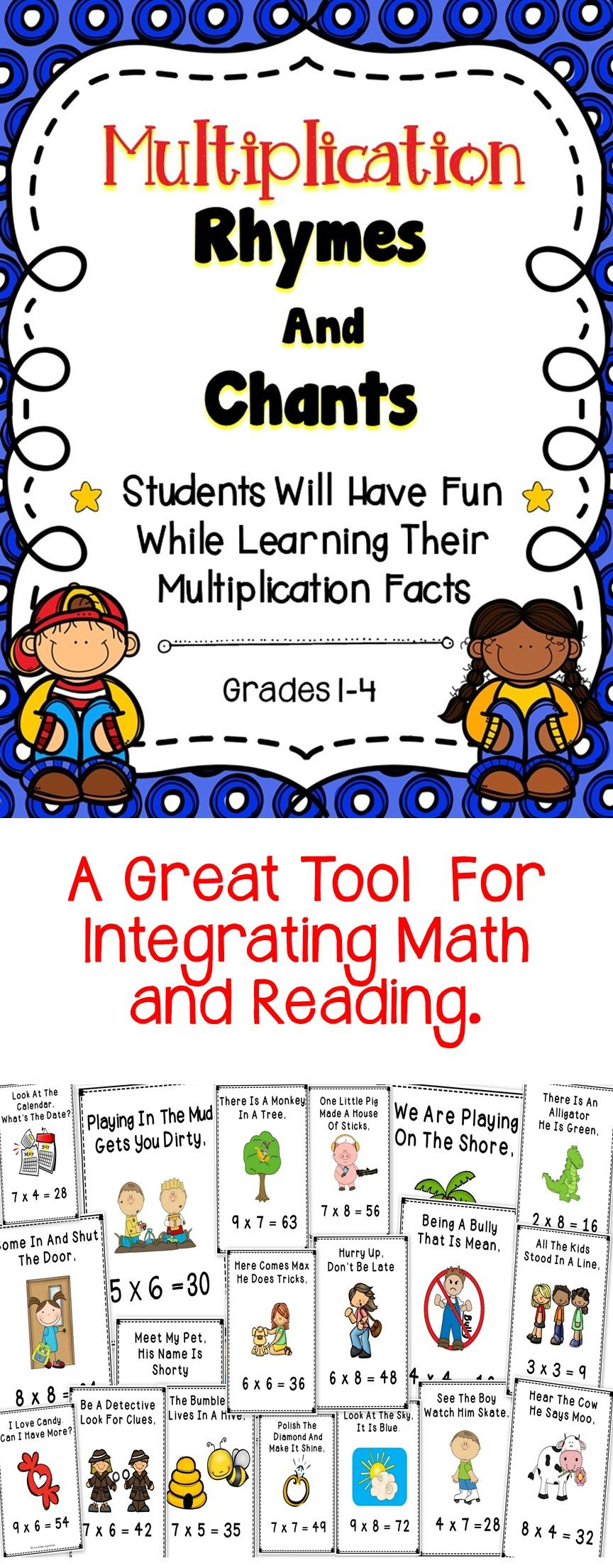 Multiplication Rhymes And Chants | Math Lessons, Math throughout Printable Multiplication Rhymes