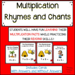 Multiplication Rhymes And Chants | Teaching Multiplication With Printable Multiplication Rhymes