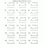 Multiplication Sheet 4 Digits By 1 Digit 2.gif (1000×1294 Inside Printable Grade 4 Multiplication Worksheets