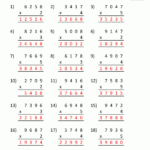 Multiplication Sheet 4Th Grade Intended For Printable Multiplication Sheets 4Th Grade