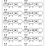 Multiplication Times Tables Worksheets – 2, 3, 4, 5, 6 &amp; 7 intended for Multiplication Worksheets Of 2