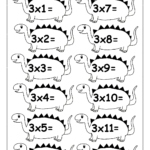 Multiplication Times Tables Worksheets – 2, 3, 4 &amp; 5 Times for Multiplication Worksheets 3 Times Tables