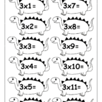 Multiplication Times Tables Worksheets – 2, 3, 4 & 5 Times In Connect 4 Multiplication Printable