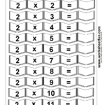 Multiplication Times Tables Worksheets – 2, 3, 4 &amp; 5 Times regarding Connect 4 Multiplication Printable