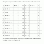 Multiplication To 5X5 Worksheets For 2Nd Grade In Multiplication Worksheets 5S