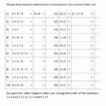 Multiplication To 5X5 Worksheets For 2Nd Grade in Multiplication Worksheets 5S