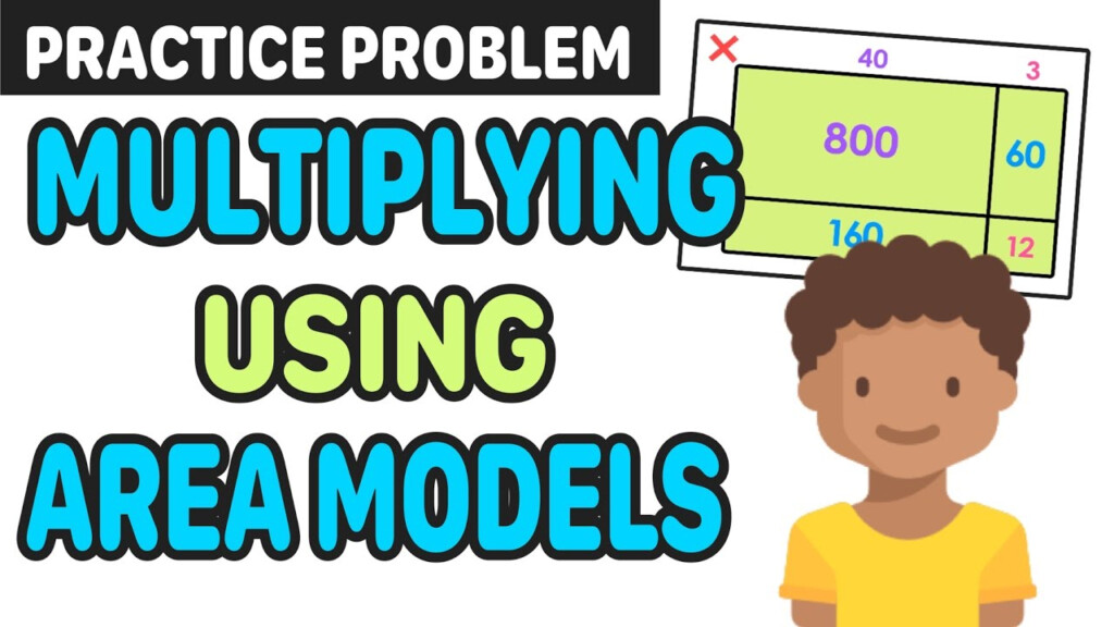 Multiplication Using Area Models Practice! Regarding Multiplication Worksheets Using Area Model