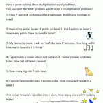 Multiplication Word Problem Area 2Nd Grade With Printable Multiplication 2's