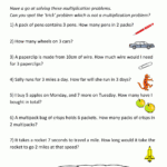 Multiplication Word Problem Worksheets 3Rd Grade With Printable Multiplication Problems For 3Rd Grade