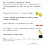 Multiplication Word Problem Worksheets 3Rd Grade within Multiplication Worksheets Htu X U