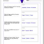 Multiplication Word Problems Intended For Worksheets On Multiplication Word Problems For Grade 4