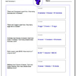 Multiplication Word Problems intended for Worksheets On Multiplication Word Problems For Grade 4