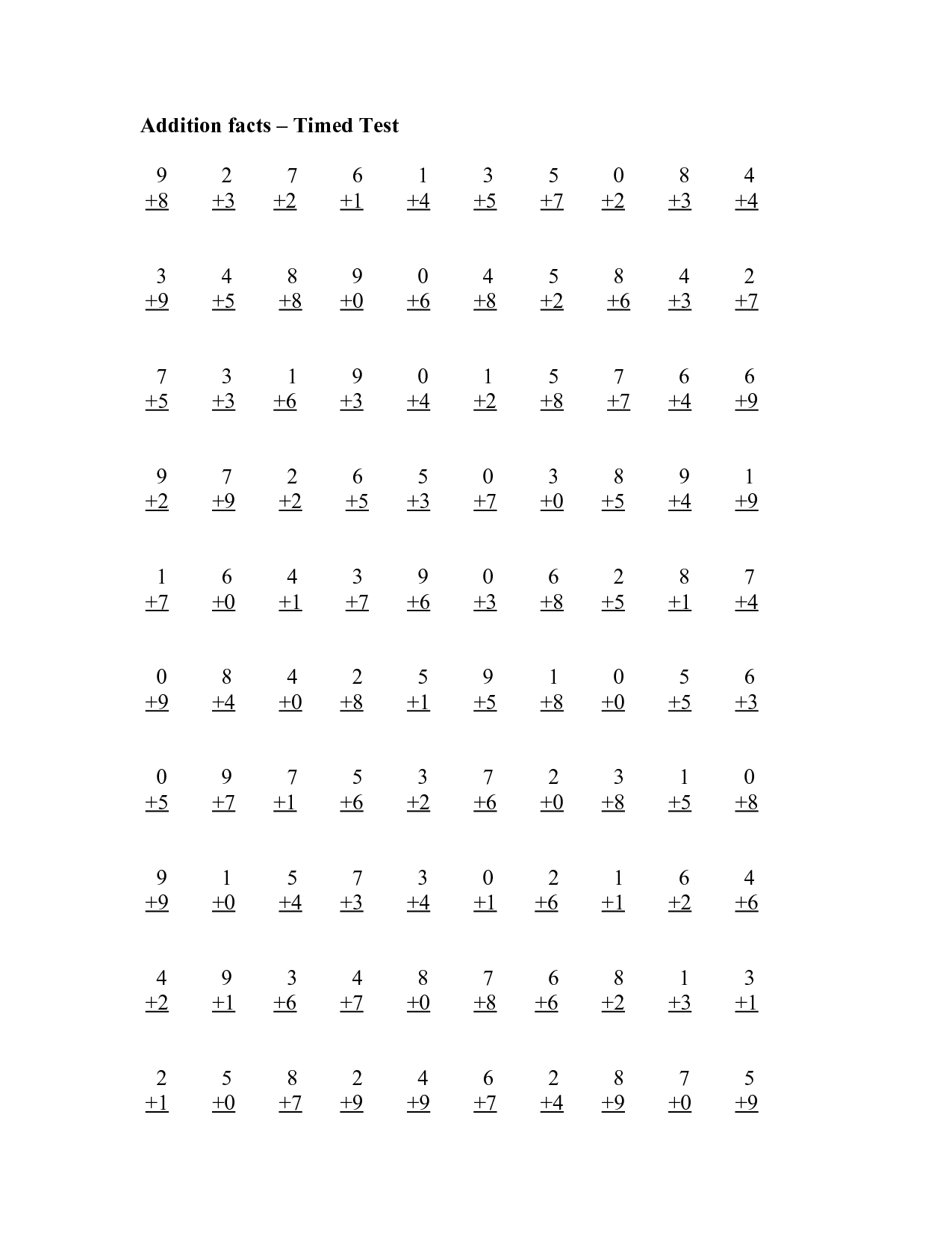 Printable Multiplication Worksheets 04 Printable Multiplication