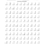 Multiplication Worksheets 1 10 & Multiplication Worksheets With Regard To Printable Multiplication Worksheets 0 5