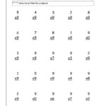 Multiplication Worksheets 9 Tables | Printablemultiplication intended for Multiplication Worksheets 9 Times Tables