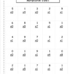 Multiplication Worksheets And Printouts Inside Multiplication Printable 0
