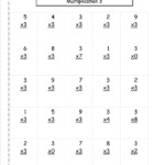 Multiplication Worksheets And Printouts throughout Multiplication Worksheets Number 3