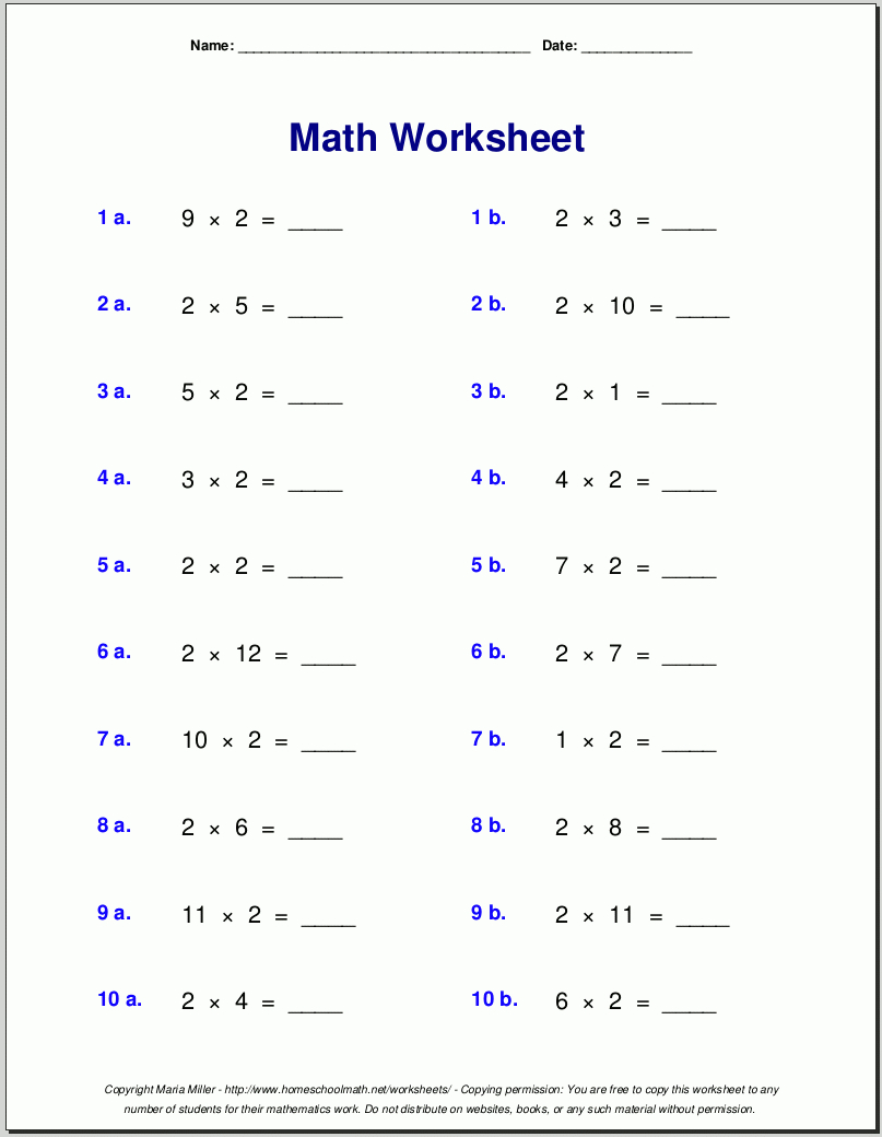 Multiplication Worksheets For Grade 3 with Printable Multiplication By 11