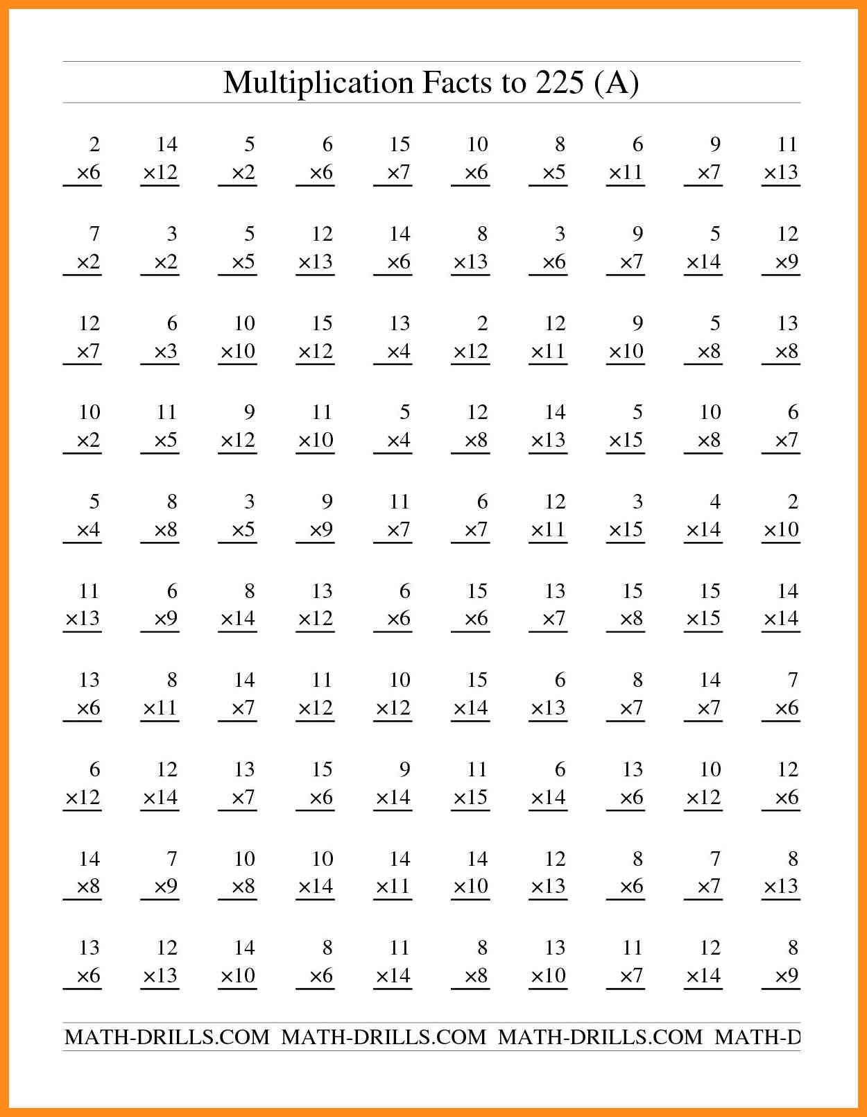 Short Multiplication Worksheets Year 5