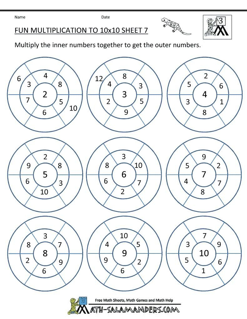 Multiplication Worksheets Grade 3 Pdf | Fun Math Worksheets with Multiplication Worksheets 3Rd Grade Pdf