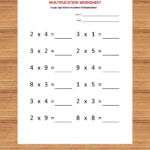 Multiplication Worksheets, Printable Worksheets in Multiplication Worksheets Year 4 Pdf