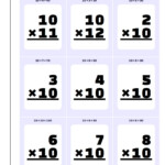 Multiplication10, 11, 12 Flash Cards With Regard To Multiplication Worksheets X11