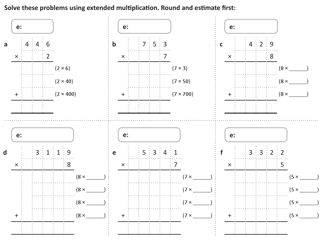 Multiply Numbers Up To 4 Digitsa One- Or Two-Digit inside Multiplication Worksheets Ks2 Year 4