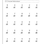 Multiply9 Worksheets | Printable Shelter with Printable Multiplication 9