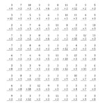 Multiplying 1 To 123 (C) Multiplication Fact Sheets Of inside Printable Multiplication Fact Sheets