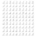 Multiplying 1 To 125 (All) | Multiplication Facts with Printable Multiplication 1-12