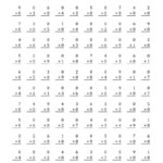 Multiplying (1 To 9)0 (A) Inside Printable Multiplication Test 0 9