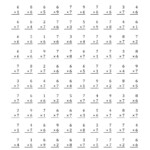 Multiplying (1 To 9)(6 And 7) (A) for Multiplication Worksheets 5 6 7