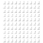 Multiplying (1 To 9)(6 And 7) (A) Throughout Printable Math Drills Multiplication