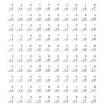 Multiplying (1 To 9)8 (A) in 8's Multiplication Worksheets