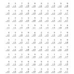 Multiplying (1 To 9)9 (A) for Printable Multiplication 9