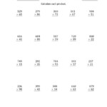 Multiplying 3-Digit2-Digit Numbers (A) with regard to Multiplication Worksheets 3 Digit By 2 Digit