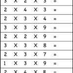 Multiplying 3 Numbers – Three Worksheets / Free Printable With Regard To Multiplication Worksheets Ks2 Year 4