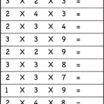 Multiplying 3 Numbers – Three Worksheets / Free Printable with regard to Multiplication Worksheets Ks2 Year 4