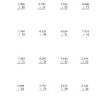 Multiplying 4-Digit2-Digit Numbers With Period-Separated with regard to Multiplication Worksheets 4 Digits By 2