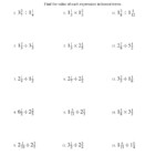 Multiplying And Dividing Mixed Fractions (A) in Worksheets Multiplication Of Fractions