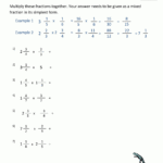 Multiplying Mixed Fractions With Regard To Multiplication Worksheets Mixed