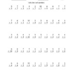 Multiplying1 To 7 With Factors 1 To 10 (50 Questions) (A) with regard to Multiplication Worksheets X3