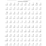 Multiplying1 To 9 With Factors 1 To 10 (100 Questions) (A) With Printable Multiplication Worksheets 1 9