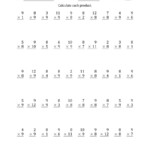 Multiplying8 And 9 With Factors 1 To 12 (50 Questions) (A) inside Multiplication Worksheets 9-12