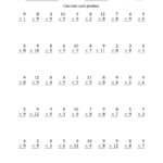 Multiplying8 And 9 With Factors 1 To 12 (50 Questions) (A) inside Multiplication Worksheets 9-12